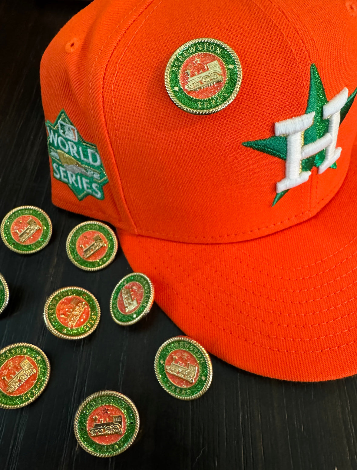 Green/Orange Screwston Coin